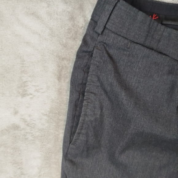Isaia Napoli Aquaspider Dress Pants Mens 34x30 Dark Gray 100% Wool Italy Made - Picture 6 of 15
